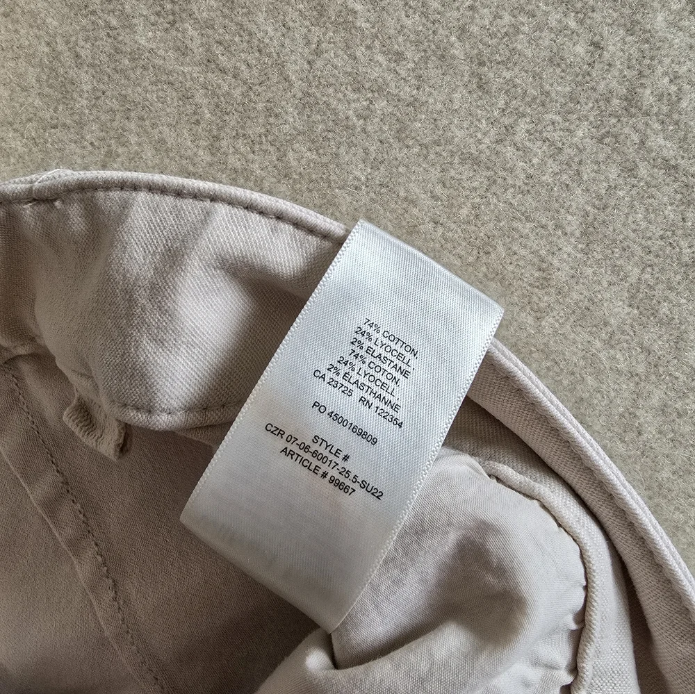 Aritzia Wilfred Cream Utility Patch Pocket Relaxed Pants 10 - Picture 8 of 10